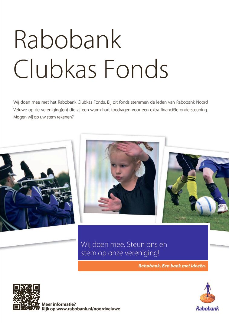 Poster Rabobank Clubkas Fonds 2013 Poster Rabobank Clubkas Fonds 2013